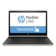 HP Pavillion x360 14-BA002NE Convertible Touch Laptop - Core i3 2.4GHz 4GB 1TB Shared Win10 14inch FHD Gold