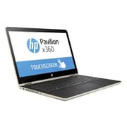 HP Pavillion x360 14-BA002NE Convertible Touch Laptop - Core i3 2.4GHz 4GB 1TB Shared Win10 14inch FHD Gold