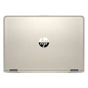 HP Pavillion x360 14-BA002NE Convertible Touch Laptop - Core i3 2.4GHz 4GB 1TB Shared Win10 14inch FHD Gold