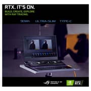 Asus ROG Zephyrus Duo 15 GX550LXS-HC055T Gaming Laptop - Core i9 2.4GHz 32GB 2TB 8GB Win10 15.6inch 4K UHD Gunmetal Grey