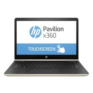 HP Pavillion x360 14-BA002NE Convertible Touch Laptop - Core i3 2.4GHz 4GB 1TB Shared Win10 14inch FHD Gold